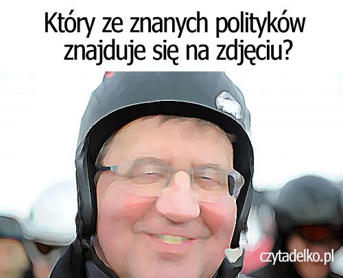 Który ze znanych polityków znajduje się na zdjęciu?